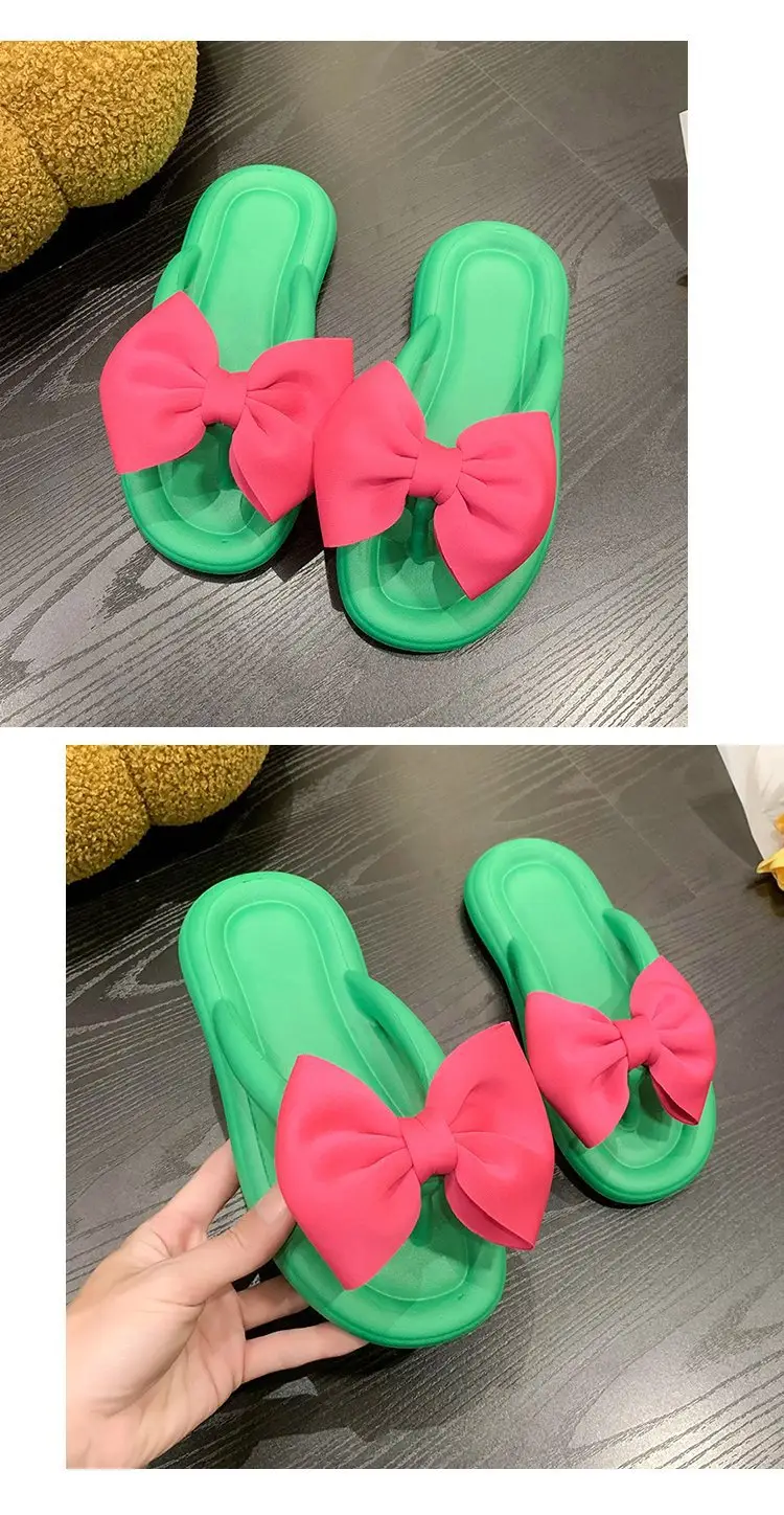 Women Cartoon Flip Flops Pink Blue Summer Sandals — feature 29