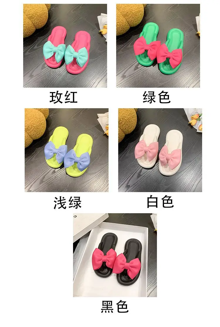 Women Cartoon Flip Flops Pink Blue Summer Sandals — feature 3