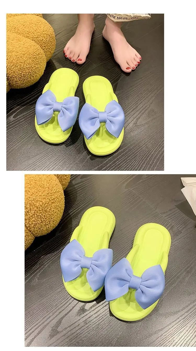 Women Cartoon Flip Flops Pink Blue Summer Sandals — feature 30