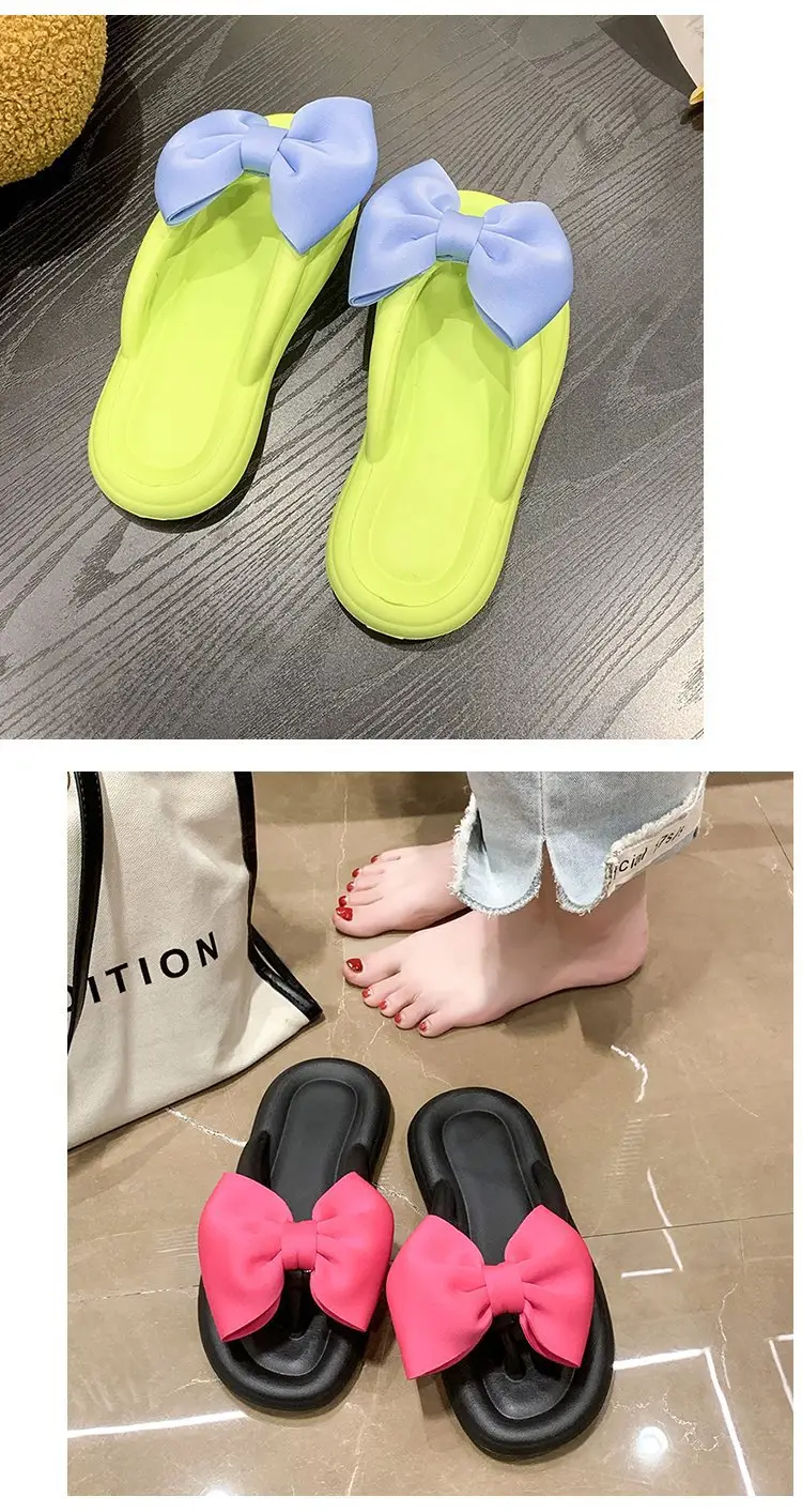 Women Cartoon Flip Flops Pink Blue Summer Sandals — feature 31