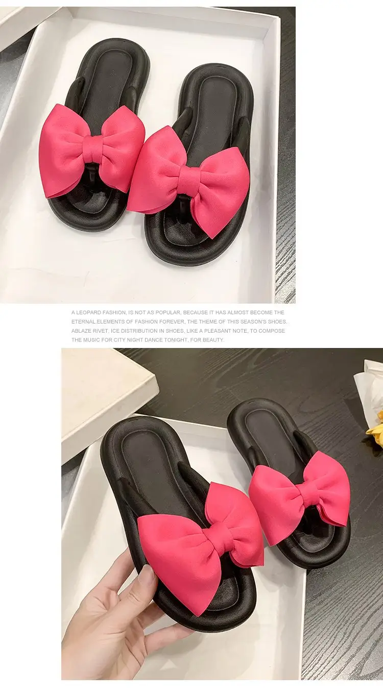 Women Cartoon Flip Flops Pink Blue Summer Sandals — feature 32