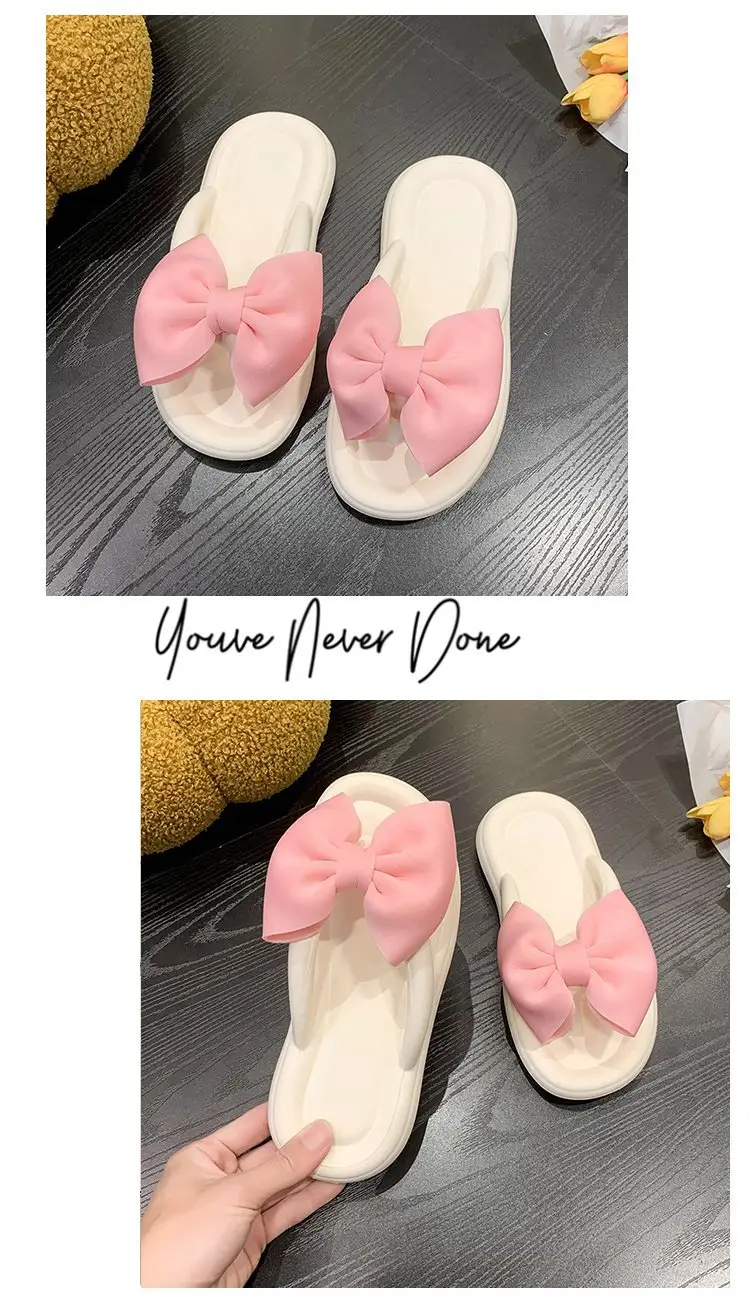 Women Cartoon Flip Flops Pink Blue Summer Sandals — feature 33