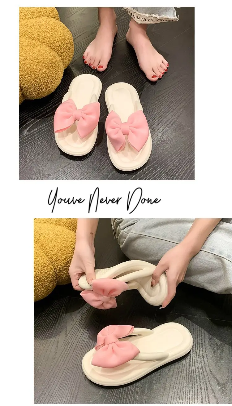 Women Cartoon Flip Flops Pink Blue Summer Sandals — feature 34