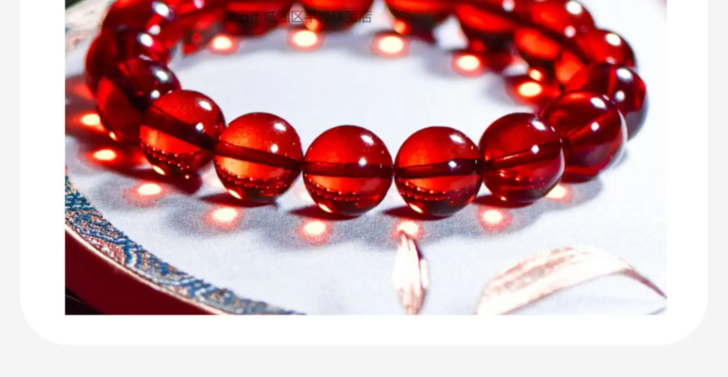 Women's Burmese Amber Bracelet with Watch Set — feature 20