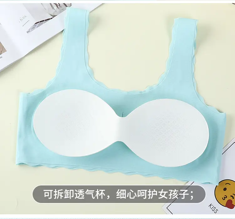 Girls' Traceless Underwear Set with Cute Bear Embroidery — feature 13