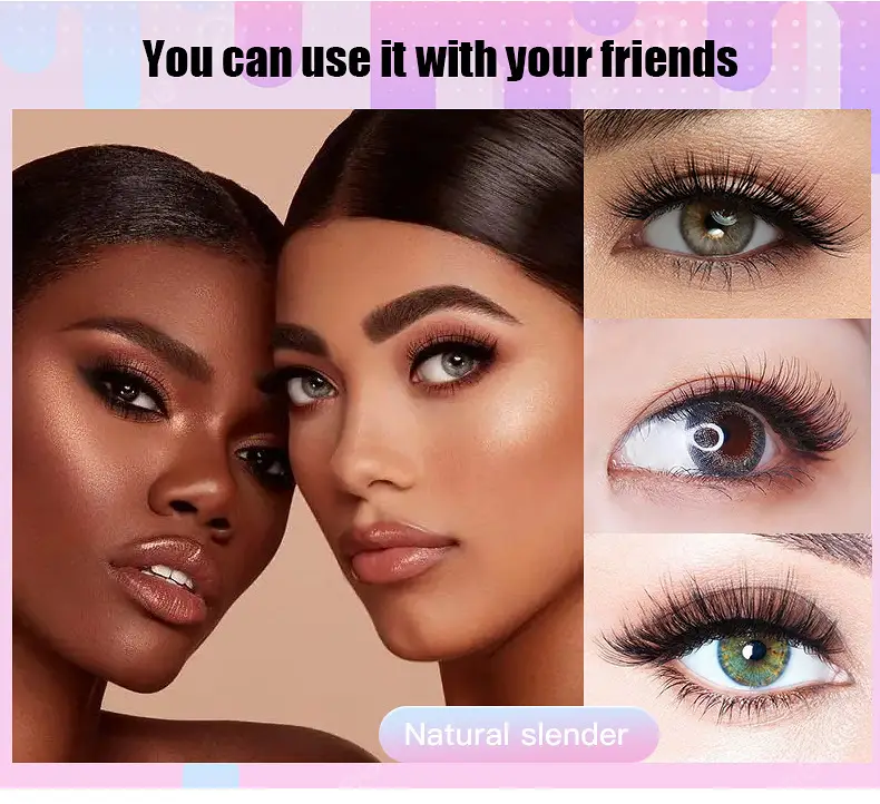 False Eyelashes 20 Pairs Mixed Natural Thick Chemical Fiber Wholesale — feature 5