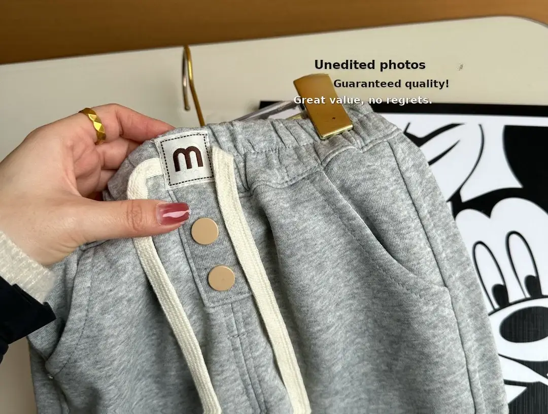 2023 Spring Kids Sweatpants Multi Color Cotton — feature 16