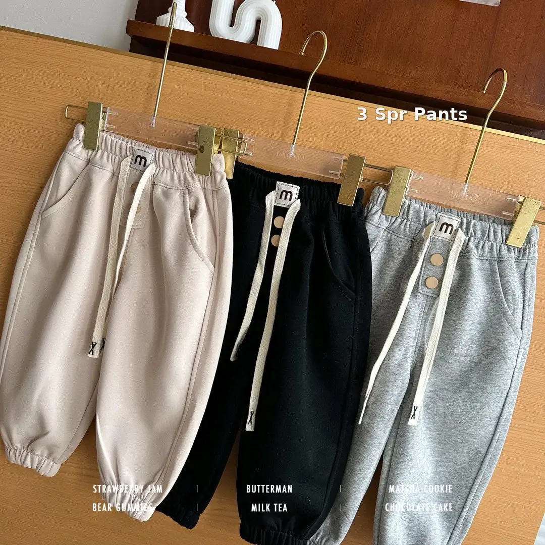2023 Spring Kids Sweatpants Multi Color Cotton — feature 6