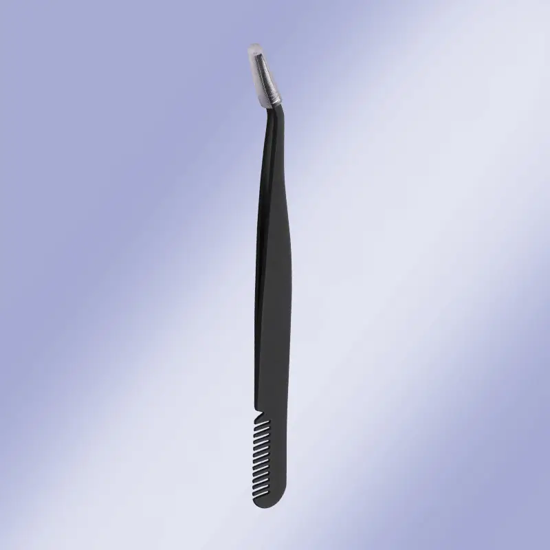 Stainless Steel False Eyelash Tweezers for Eyebrow & Clip Wearing - Image 3
