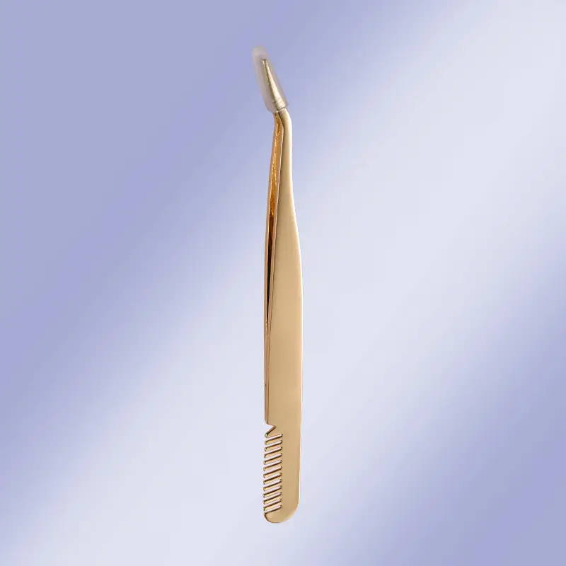 Stainless Steel False Eyelash Tweezers for Eyebrow & Clip Wearing - Image 4