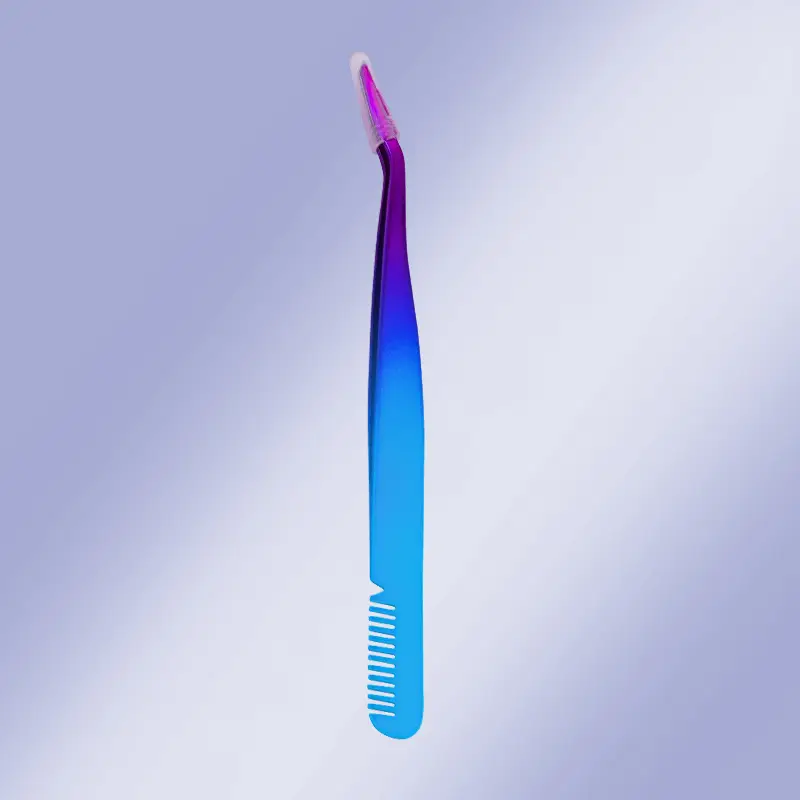 Stainless Steel False Eyelash Tweezers for Eyebrow & Clip Wearing - Image 6