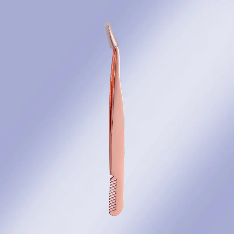 Stainless Steel False Eyelash Tweezers for Eyebrow & Clip Wearing - Image 7