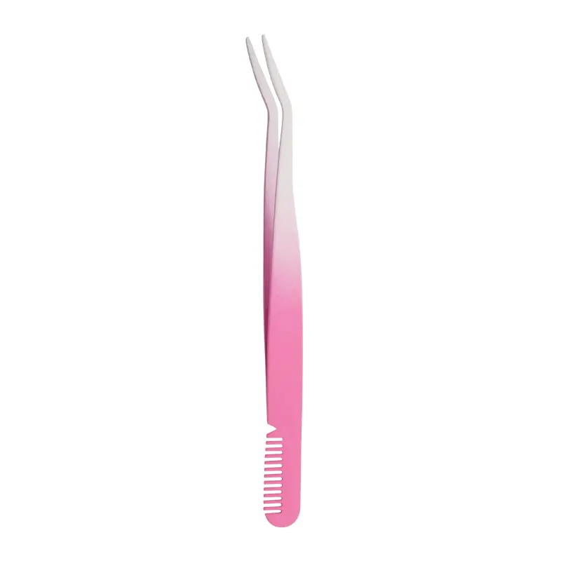 Stainless Steel False Eyelash Tweezers for Eyebrow & Clip Wearing - Image 9