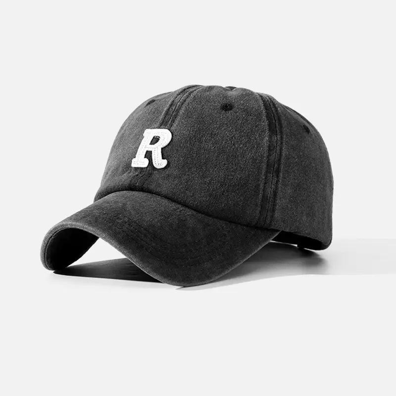 Women Embroidered Baseball Cap Curved Corn Cap Sunscreen - Image 4