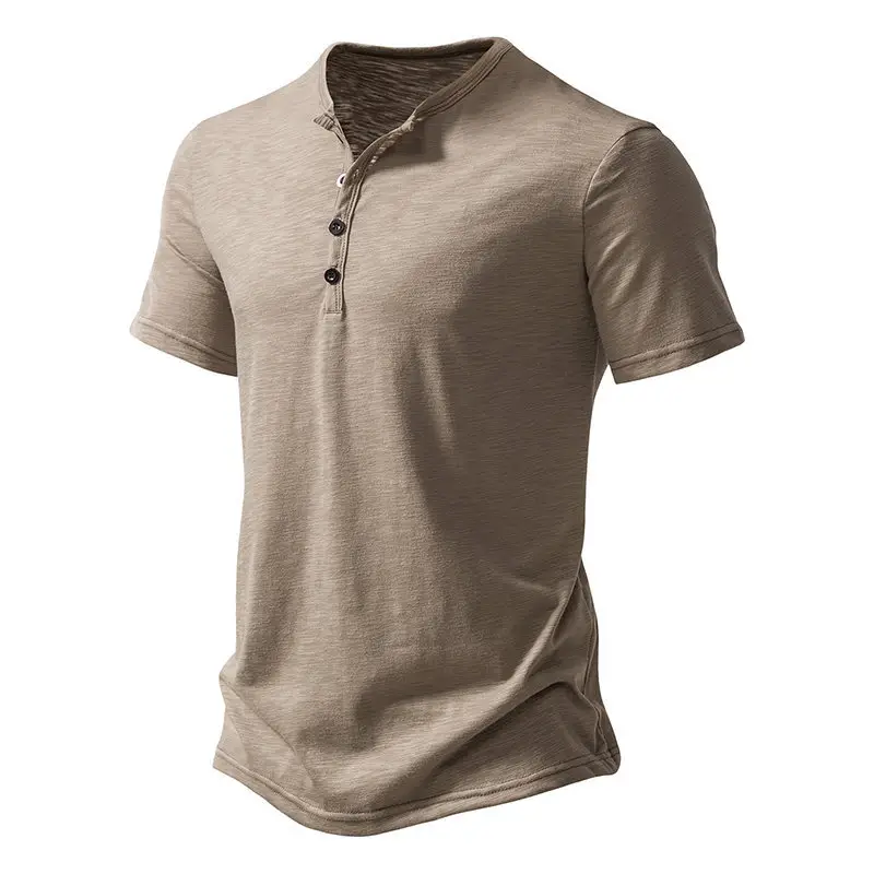 Men's Maroon Bamboo Cotton Short Sleeve Polo T-Shirt — feature 3