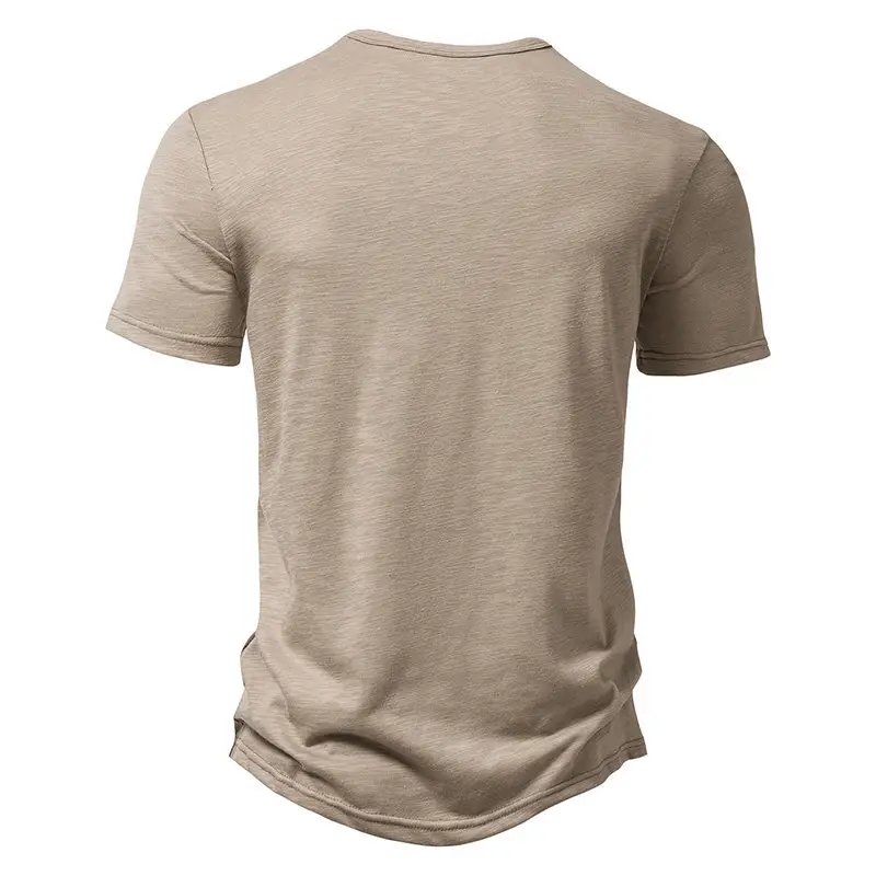 Men's Maroon Bamboo Cotton Short Sleeve Polo T-Shirt — feature 4