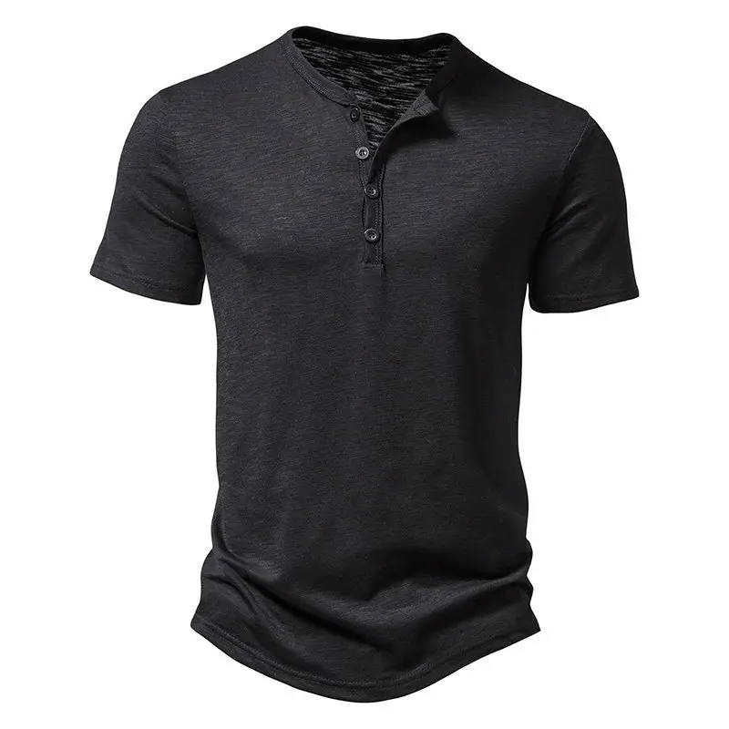 Men's Maroon Bamboo Cotton Short Sleeve Polo T-Shirt - Image 3
