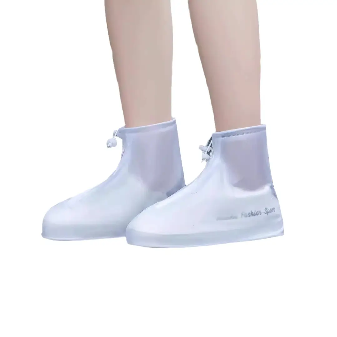 Rainproof Shoe Cover Factory Wholesale Thickened Wear-resistant Adult Rain Shoe Cover Travel Outdoor Fashion Waterproof Shoe Cover for Men and Women