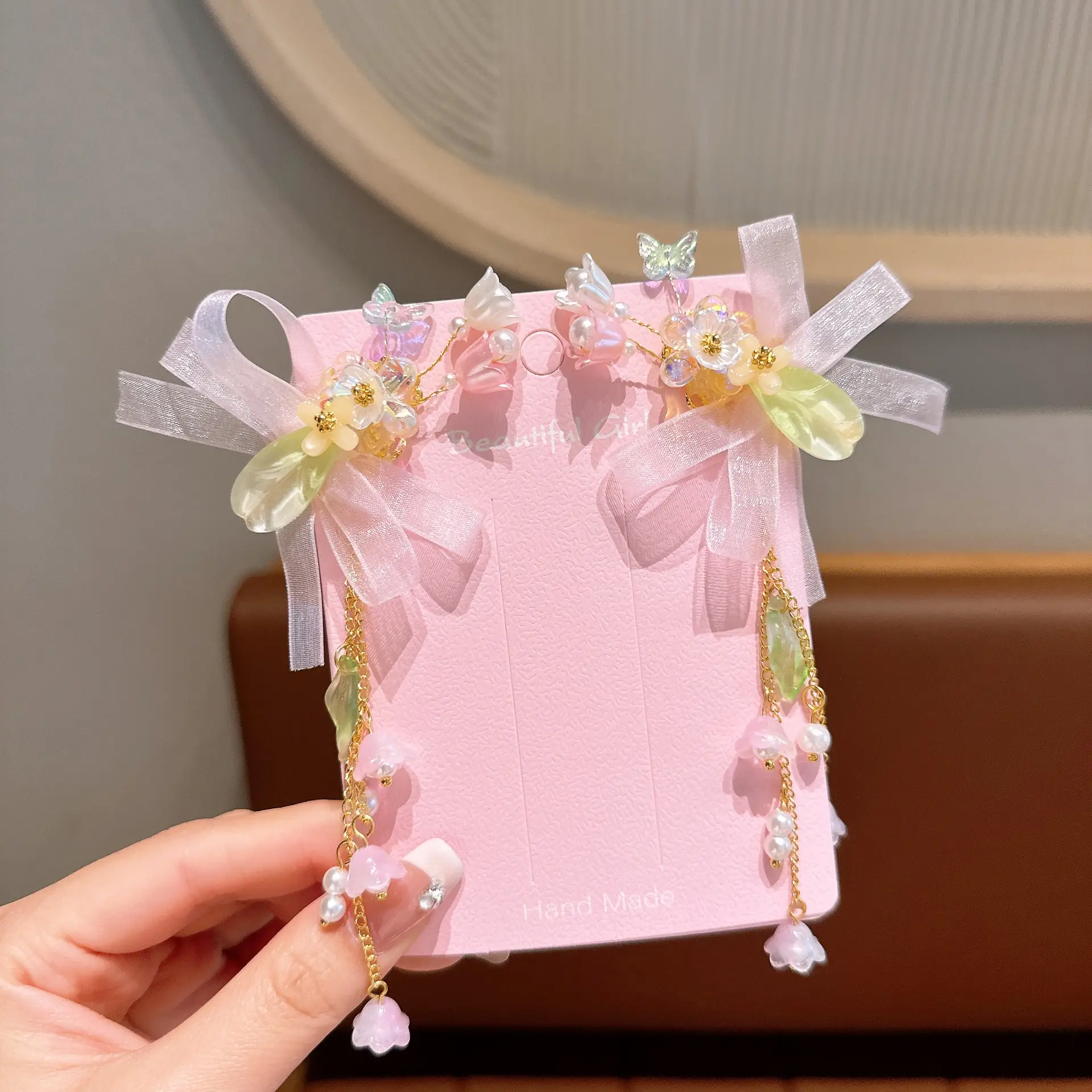 Girls' Tassel Hairpins & Bowknots Set — feature 10