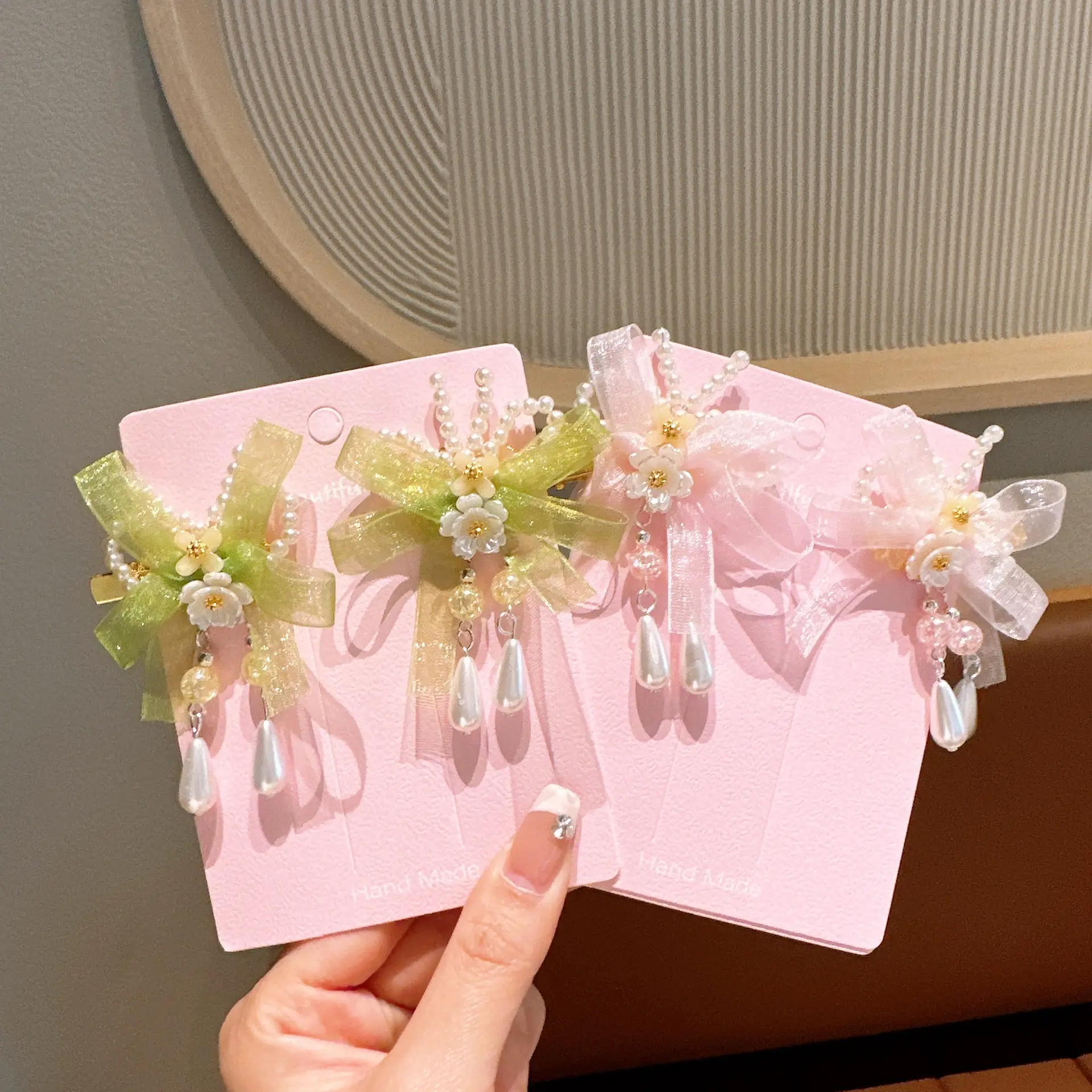 Girls' Tassel Hairpins & Bowknots Set — feature 28