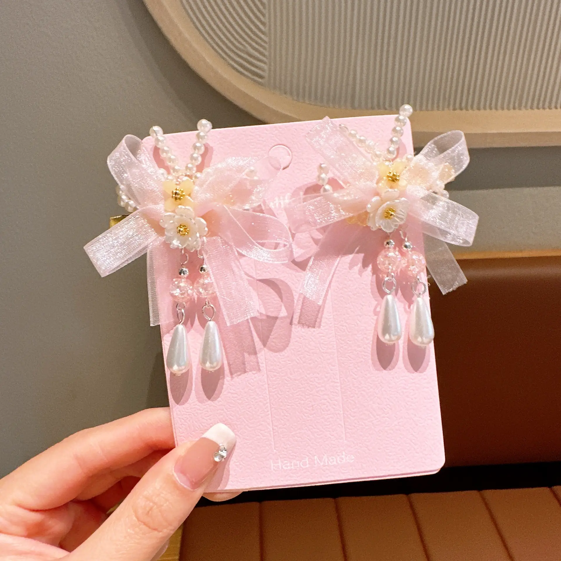 Girls' Tassel Hairpins & Bowknots Set — feature 3