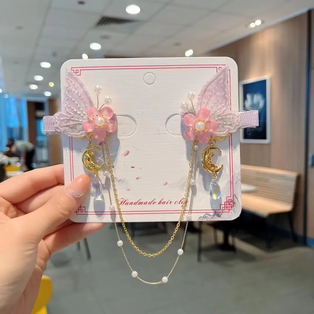 Girls' Tassel Hairpins & Bowknots Set — feature 31