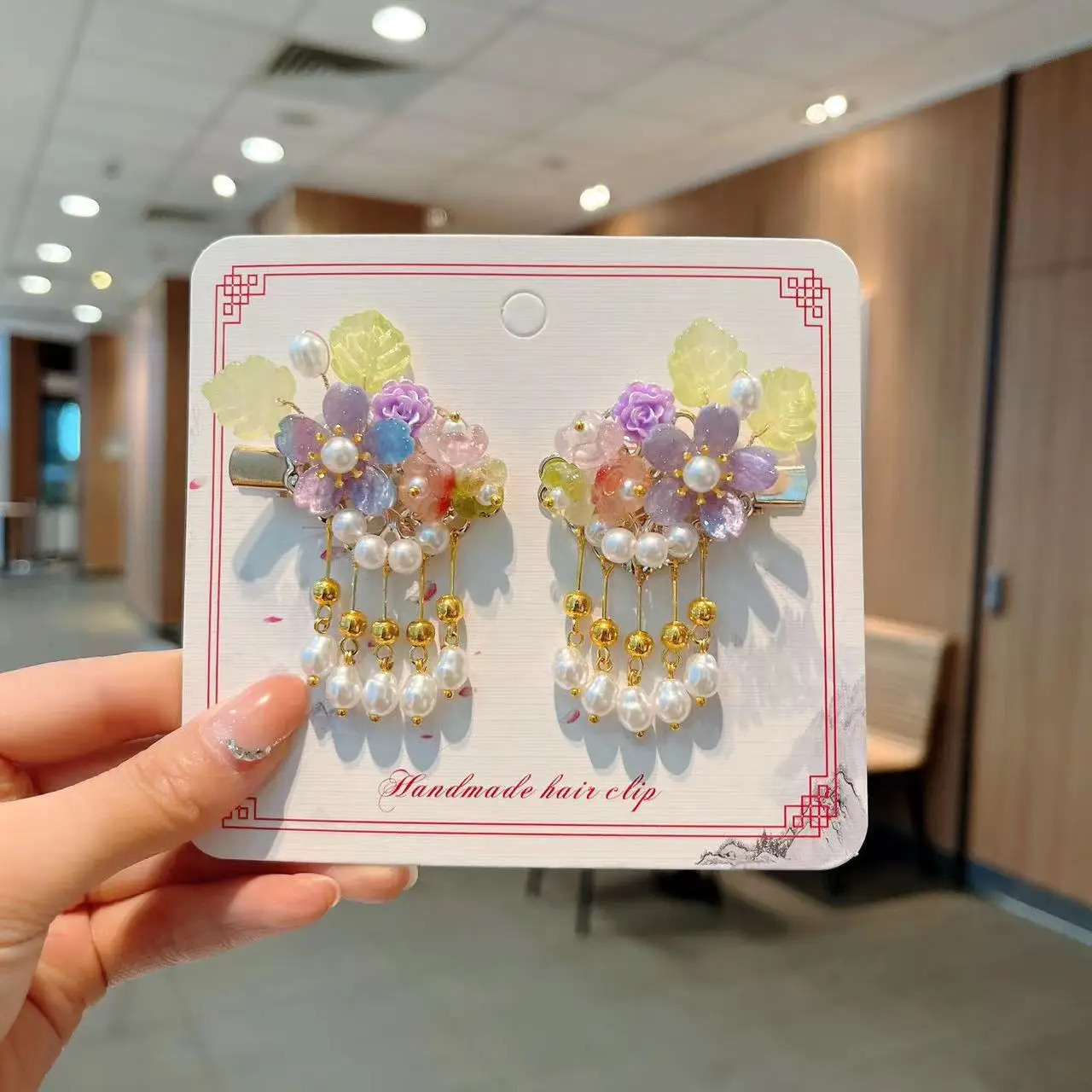 Girls' Tassel Hairpins & Bowknots Set — feature 36