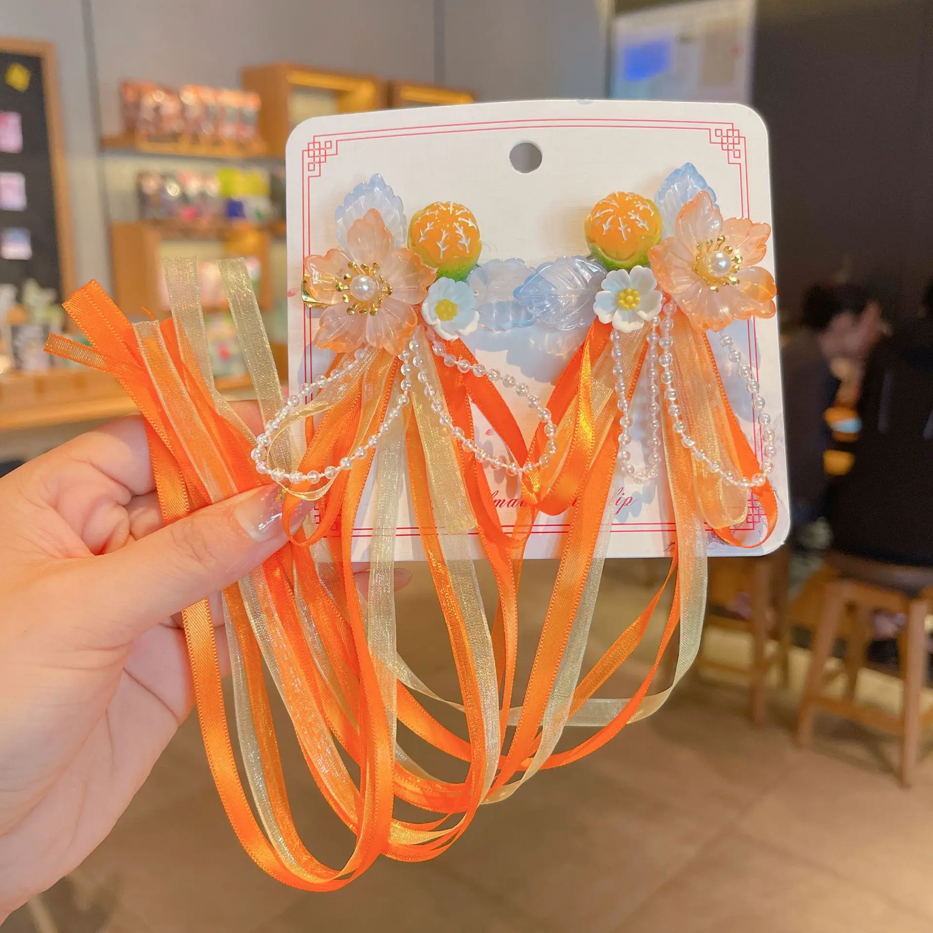 Girls' Tassel Hairpins & Bowknots Set - Image 24