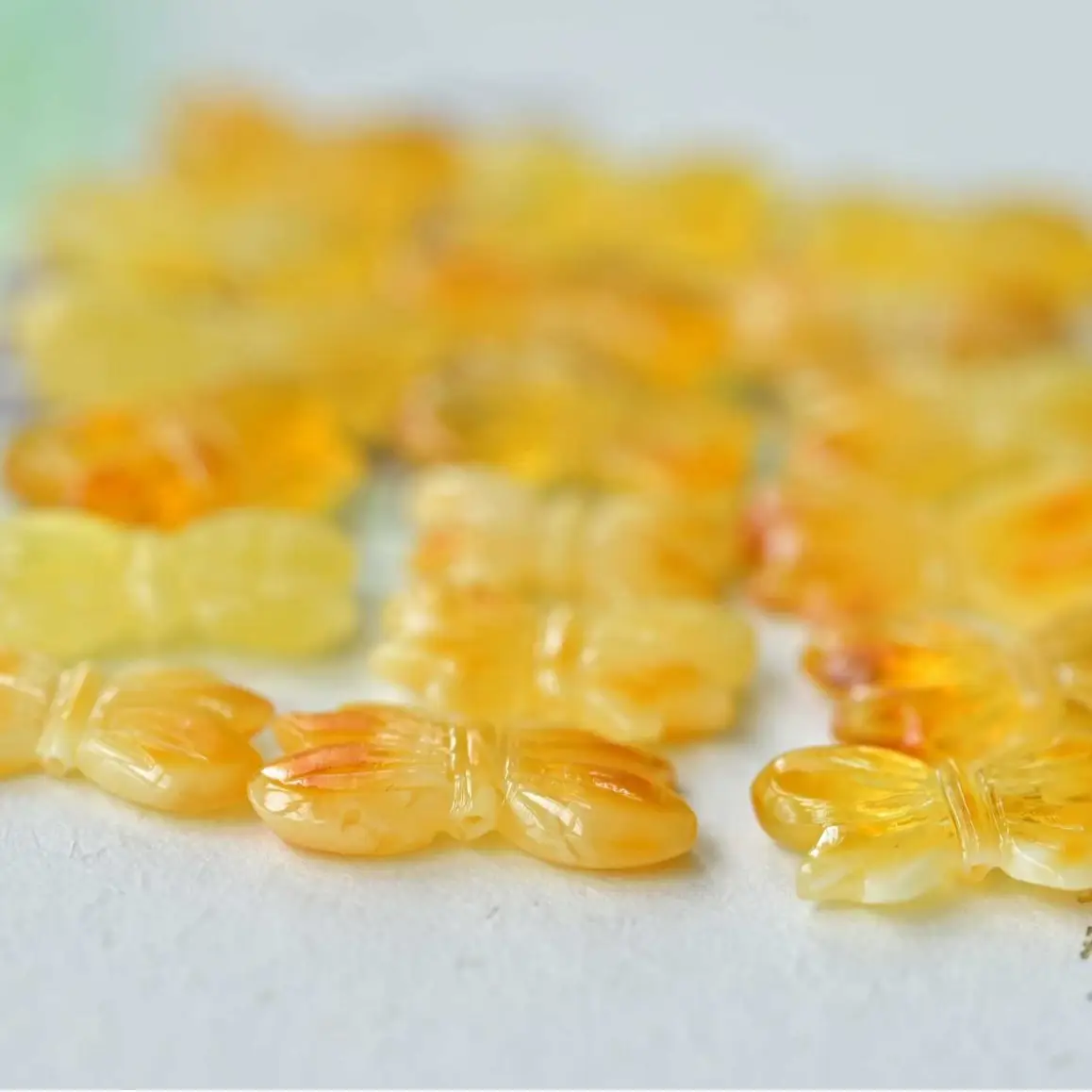 Natural Russian Beeswax Butterfly Accessories - Image 2