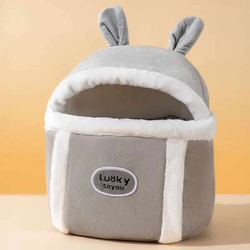 Cute Bear Hat Pet Bag Crossbody Portable Bag - Image 15