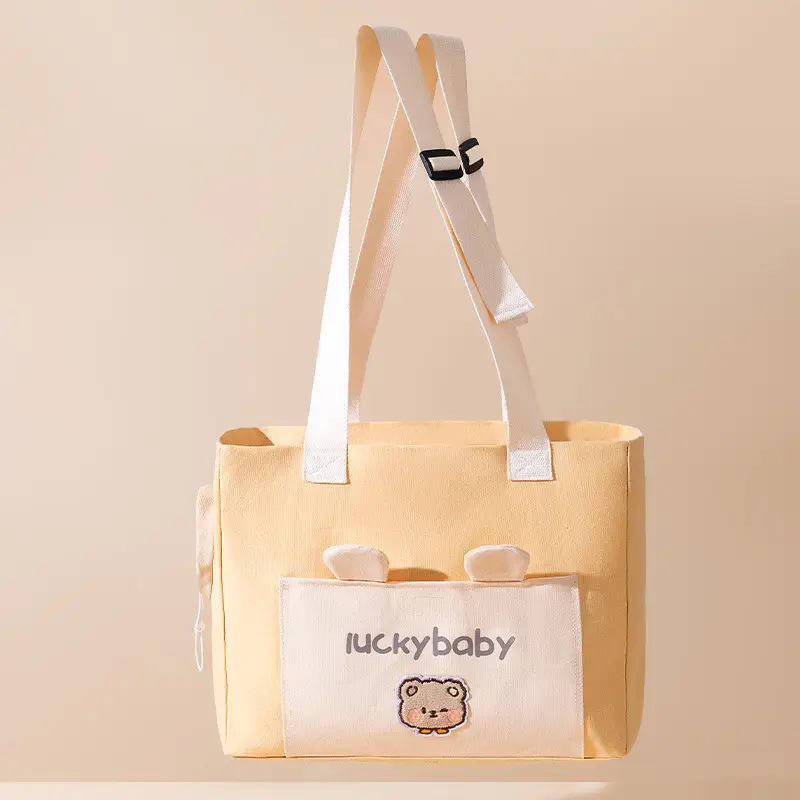 Yellow Cute Bee Cat Shoulder Bag for Girls - Image 5