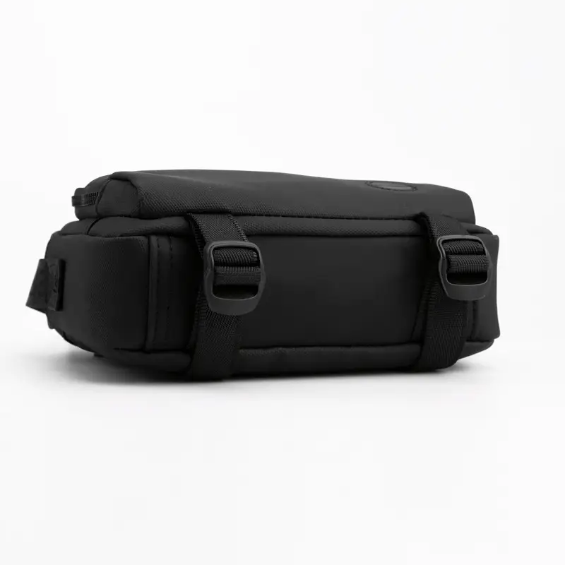 Black Crossbody Bag for Men Women Casual Shoulder Bag - Image 9