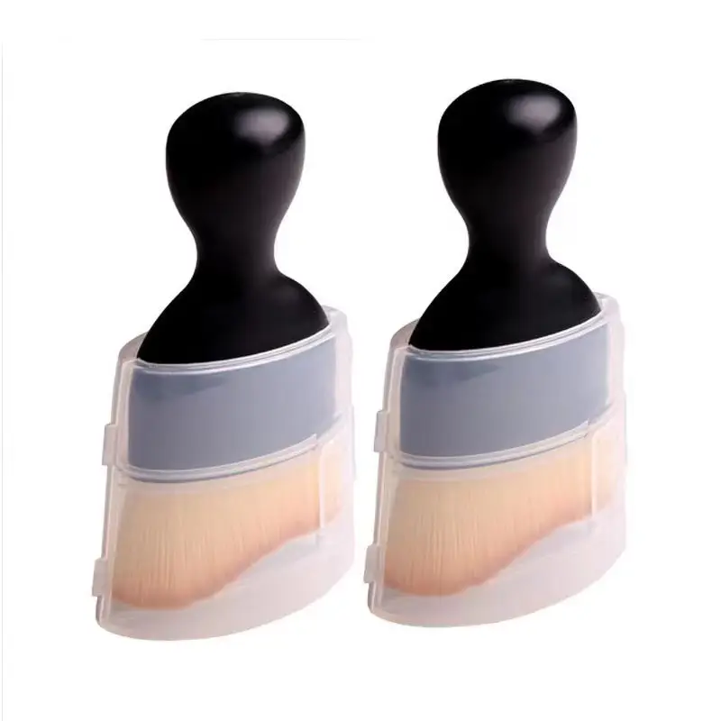 Soft Wool Makeup Brush with Horseshoe Design - Image 6