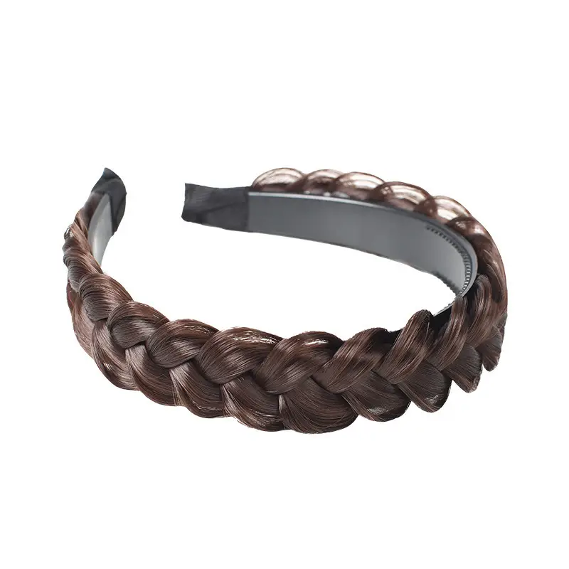 Pearl Fishbone Braided Pearl Hair Hoop Women