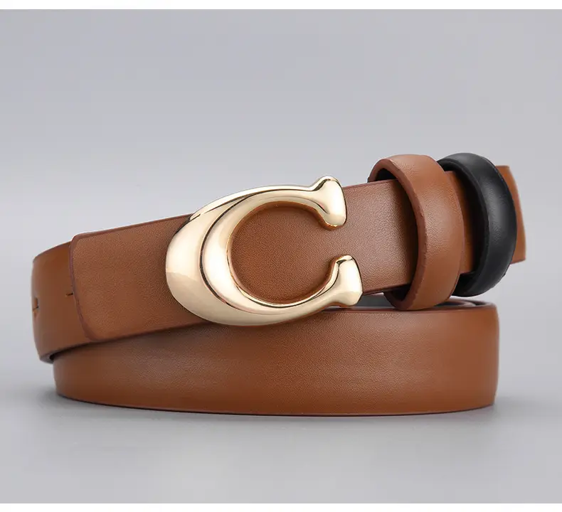Black C-Shape Buckle Belt for Women — feature 18
