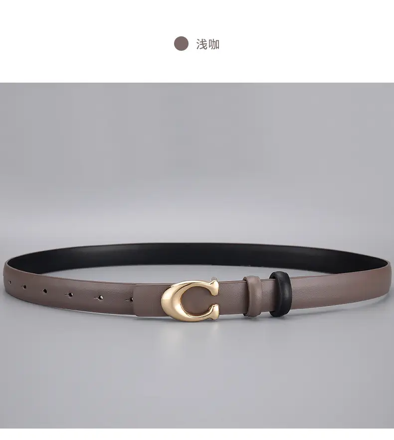 Black C-Shape Buckle Belt for Women — feature 19