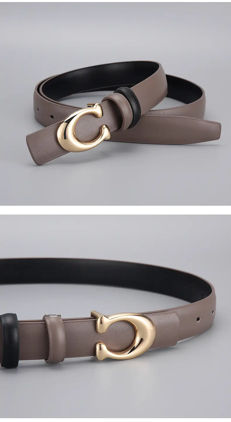 Black C-Shape Buckle Belt for Women — feature 20