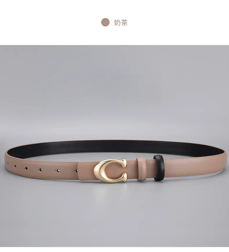 Black C-Shape Buckle Belt for Women — feature 22