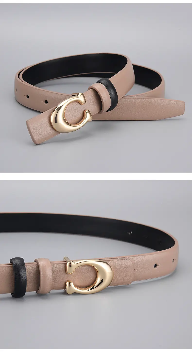Black C-Shape Buckle Belt for Women — feature 23