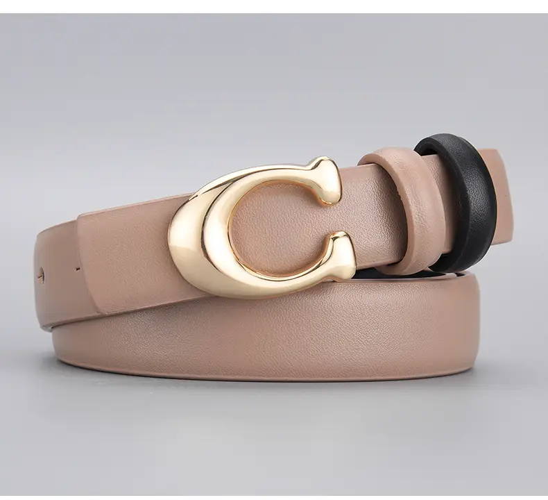 Black C-Shape Buckle Belt for Women — feature 24