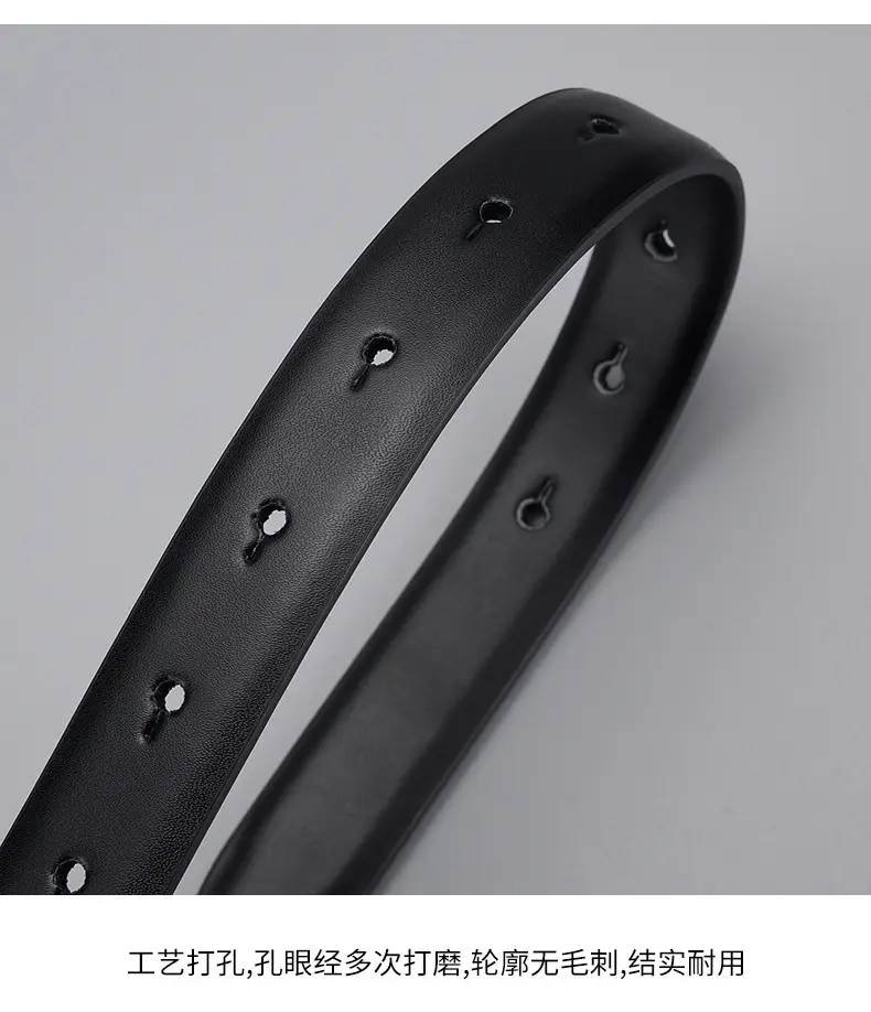 Black C-Shape Buckle Belt for Women — feature 31