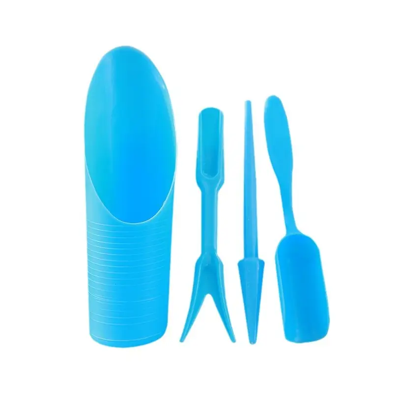 Factory direct gardening tools four-piece multi-meat seedling transplanter hole punch gardening supplies spoon