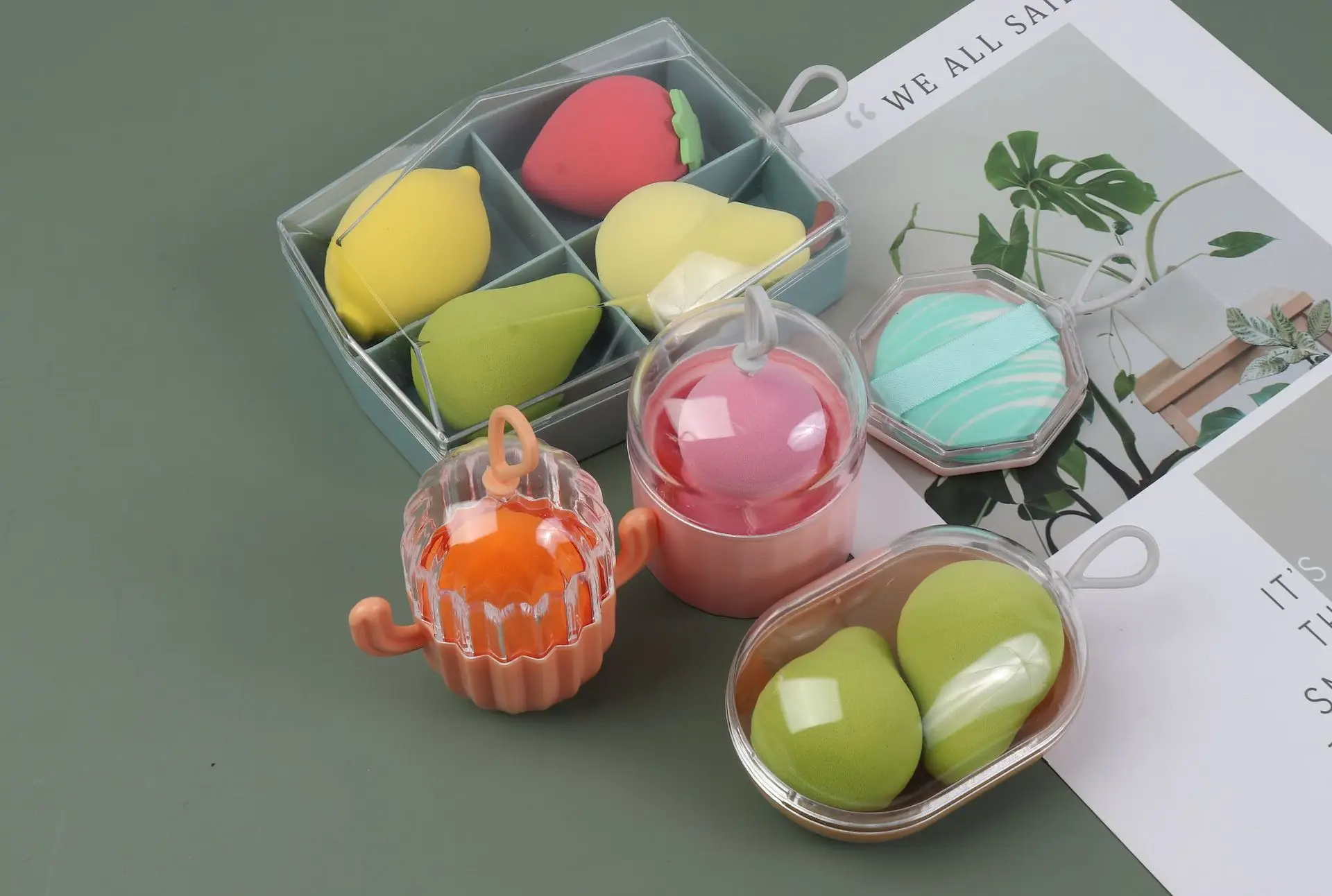 Air Cushion Makeup Egg Powder Puff Set 4 Colors — feature 9