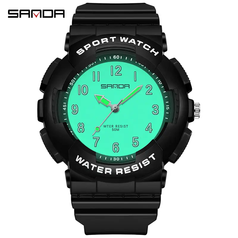 Sanda Women's Pink Water Resistant Quartz Watch