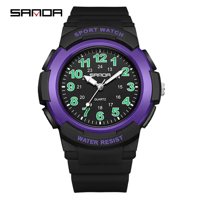 Sanda Women's Pink Water Resistant Quartz Watch