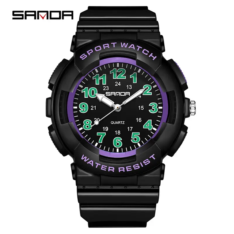 Sanda Women's Pink Water Resistant Quartz Watch