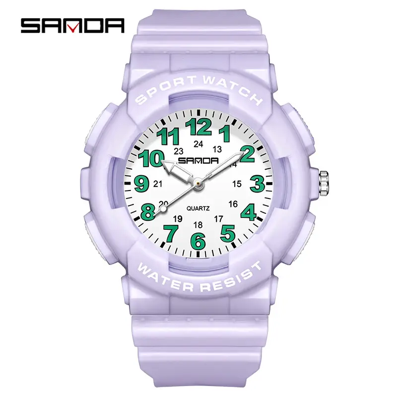 Sanda Women's Pink Water Resistant Quartz Watch