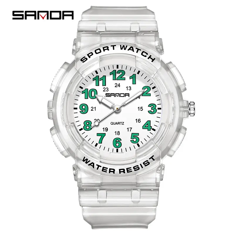 Sanda Women's Pink Water Resistant Quartz Watch