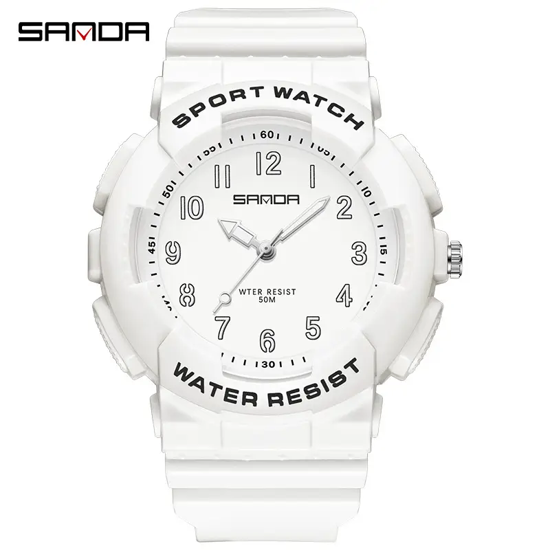 Sanda Women's Pink Water Resistant Quartz Watch