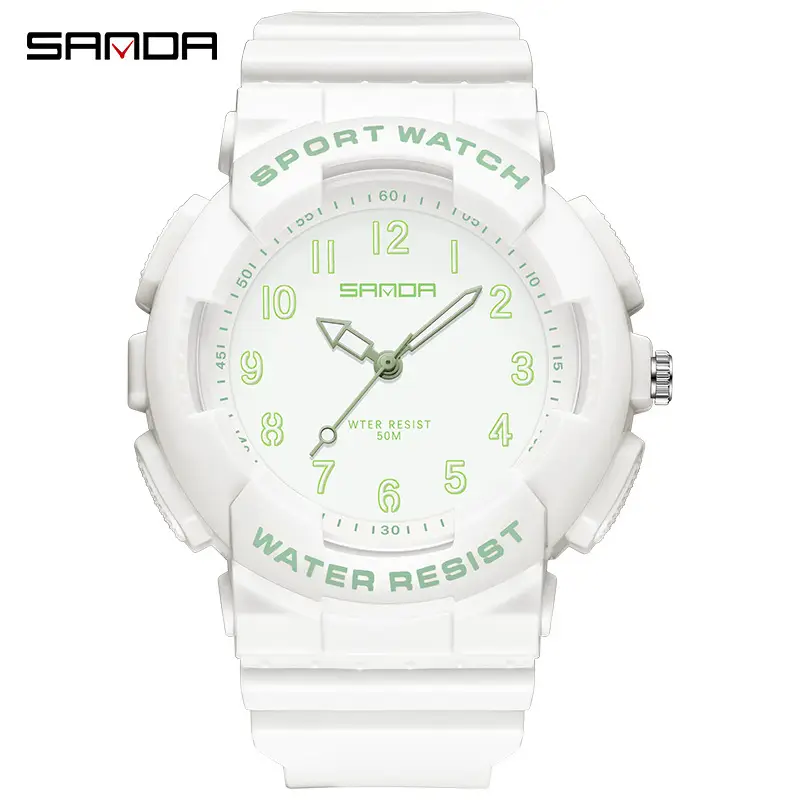Sanda Women's Pink Water Resistant Quartz Watch